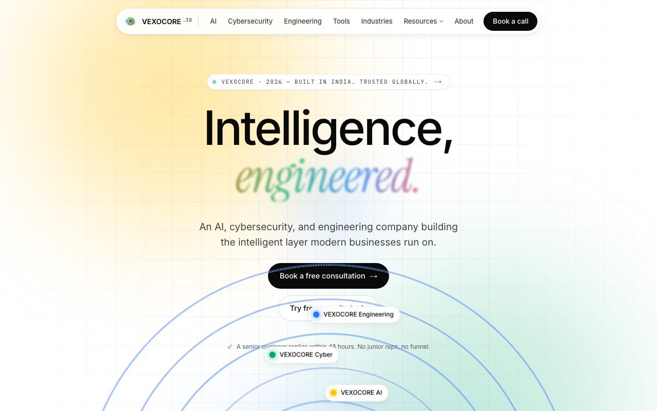 Home page screenshot