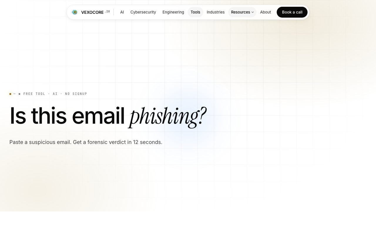 Phishing Analyzer screenshot