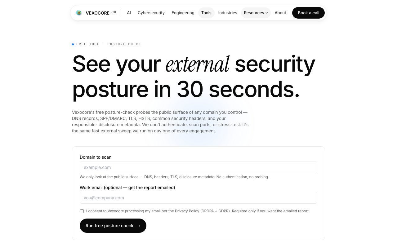 Security Posture Check screenshot